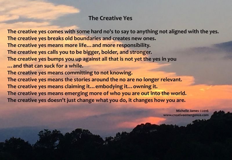 The Creative Yes