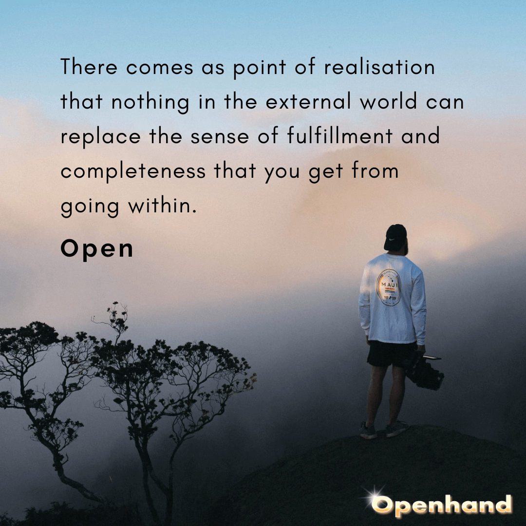 Going within with Openhand