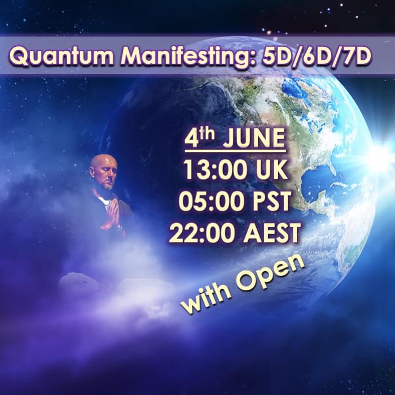 Quantum Manifesting LiveStream with Openhand