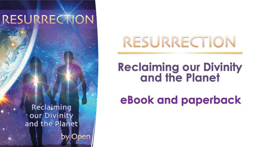 RESURRECTION Book Banner Openhand