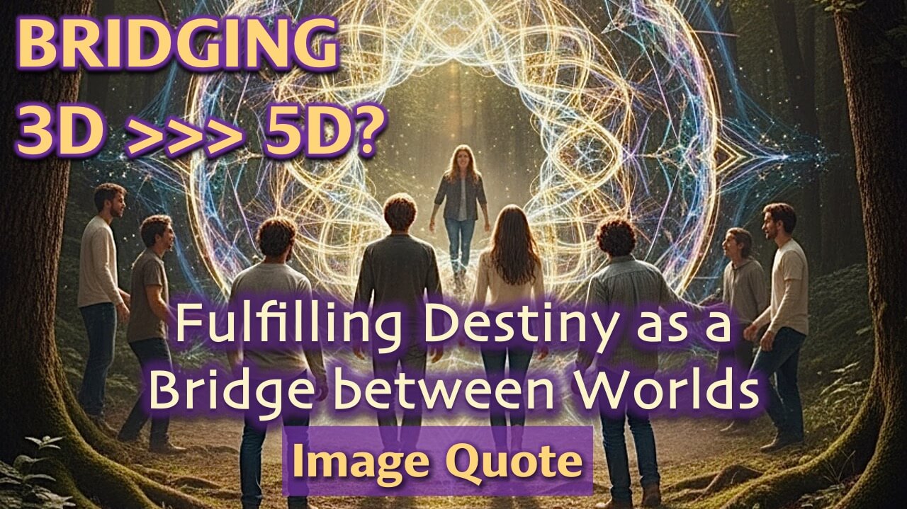 Being a Bridge Between Worlds: 3D >>> 5D: How? by Openhand