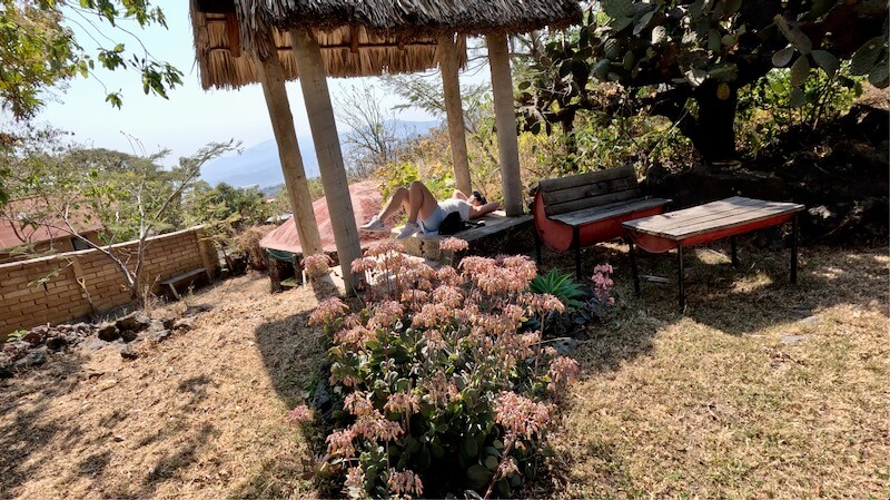 Mexico 26: Kim resting