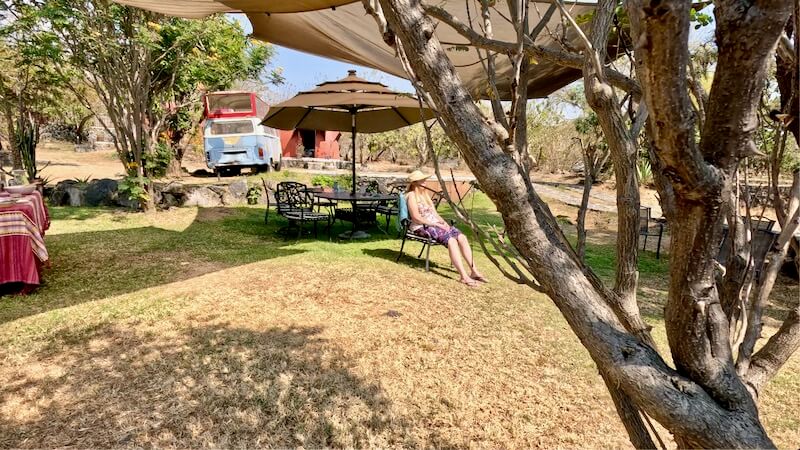 Mexico 26: Nikki sun gazing