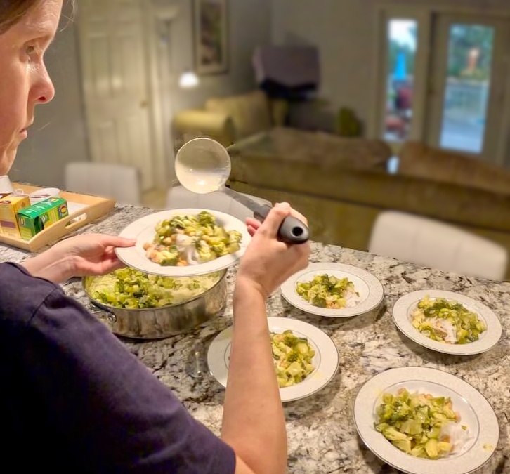 plating Green Sedona Chickpea Curry