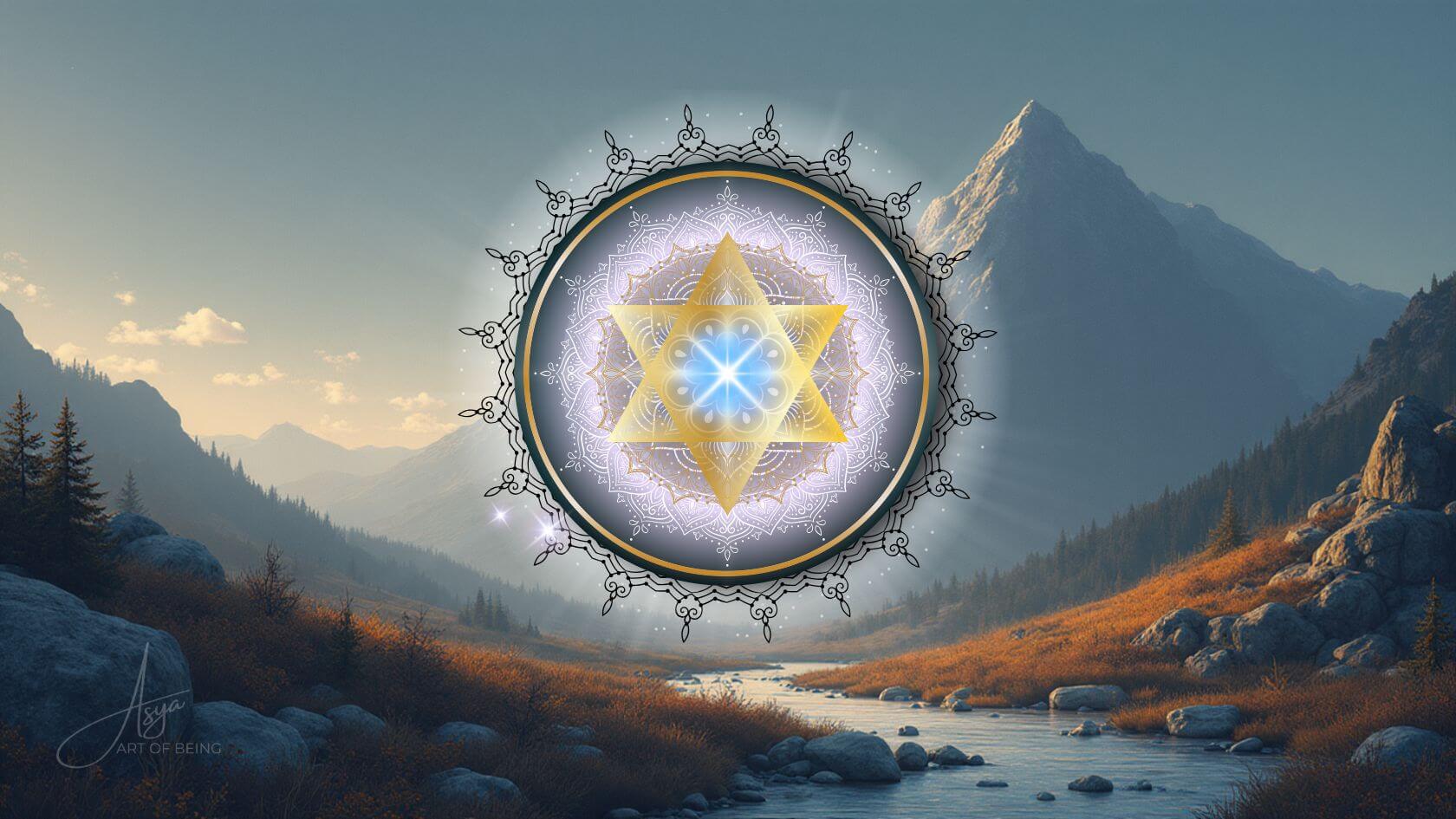 Energy leveling out, sacred geometry-mandala by Asya