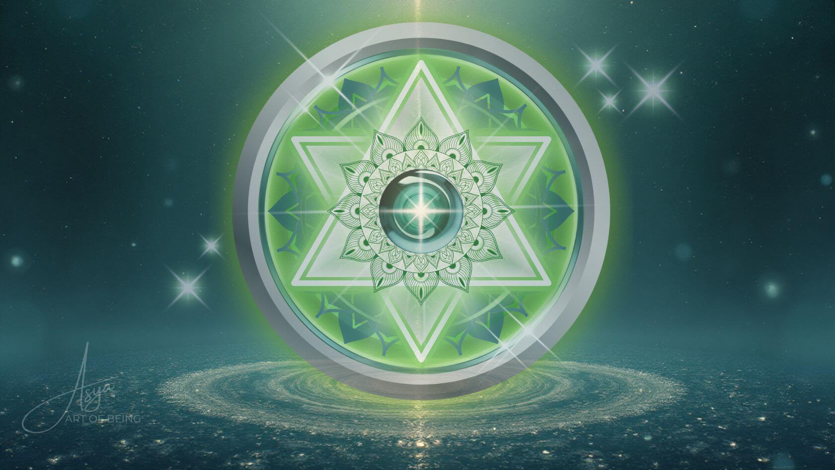 Soul Serenity, sacred geometry-mandala by Asya